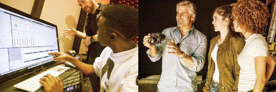 Recording Radio Film Connection and CASA Schools